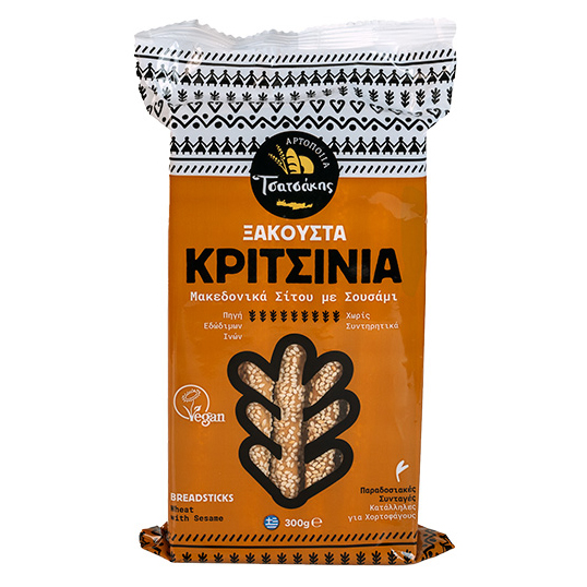 Tsatsakis Kritsinia pšeničné tyčinky se sezamem 300g