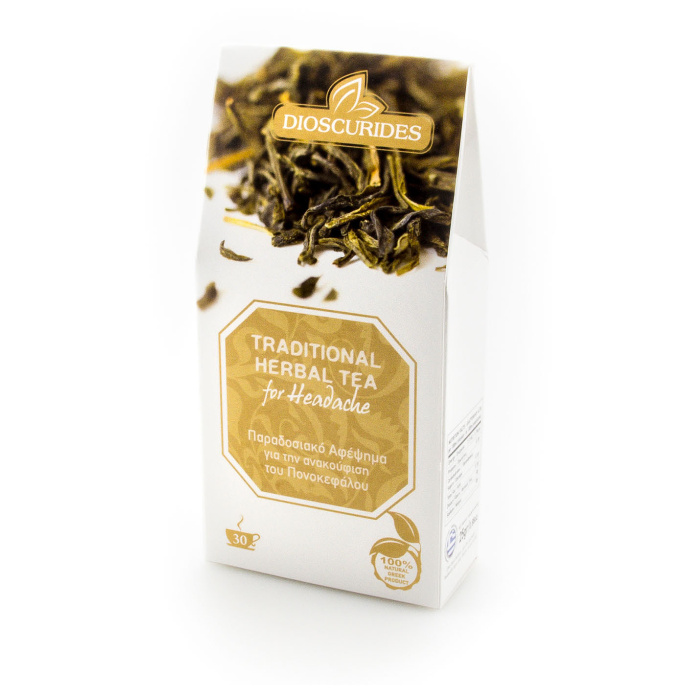 Dioscurides Headache – sypaný bylinný čaj proti bolesti hlavy 25g