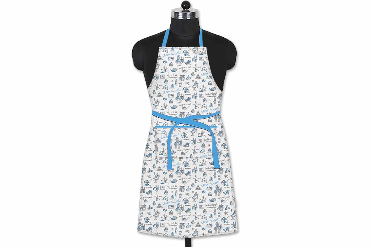 ATP - kuchyňská zástěra řecké ostrovy