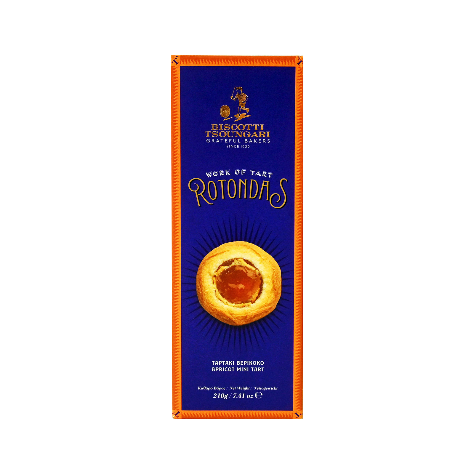 Biscotti Tsoungari Rotondas sušenky meruňkové 210 g