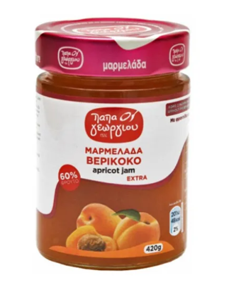 Papageorgiou Meruňkový džem extra 420 g