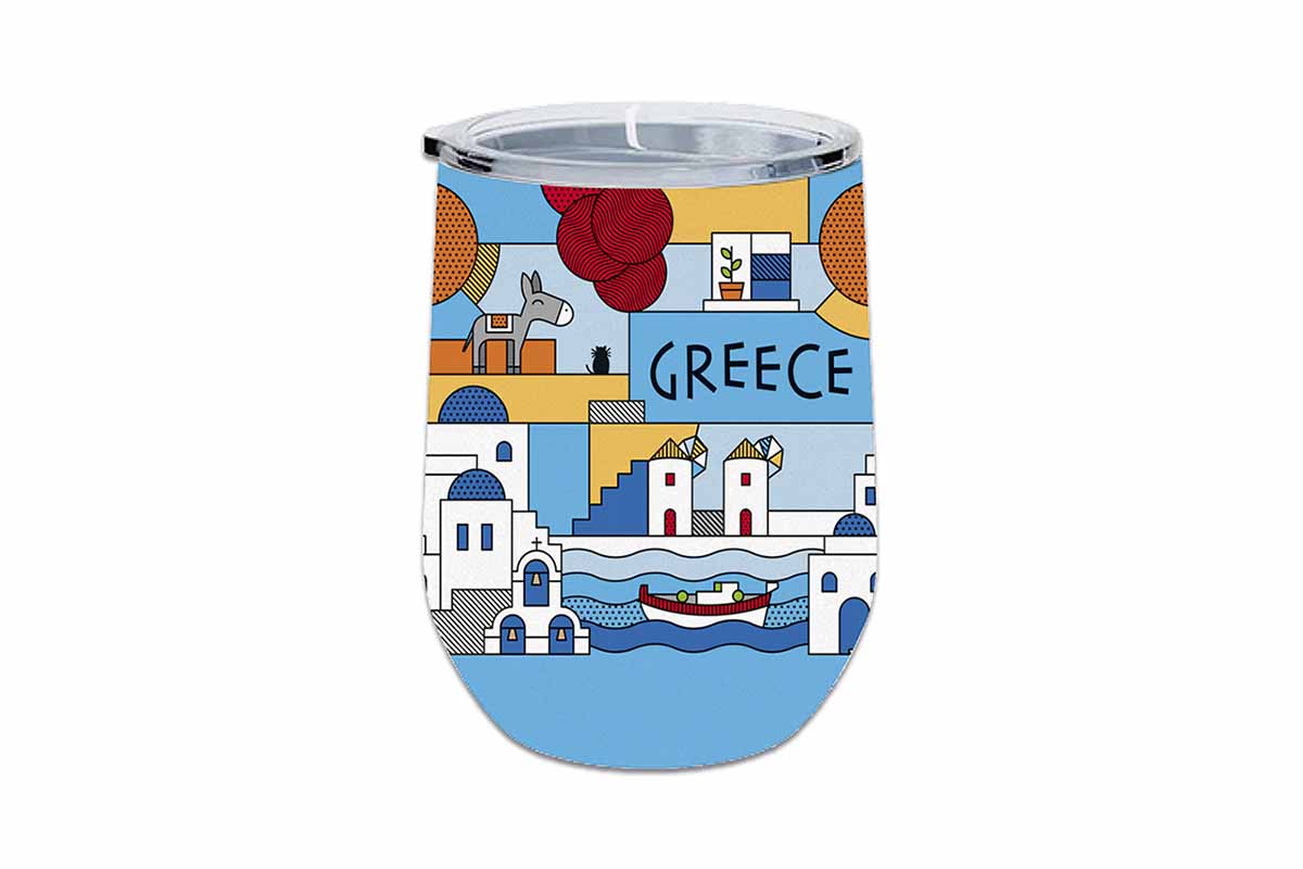 ATP – Termohrnek „Řecká vesnice" 320ml