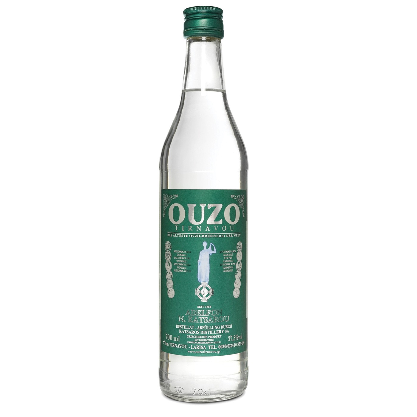 Katsaros Distillery Ouzo Tirnavou 37,5% 700ml