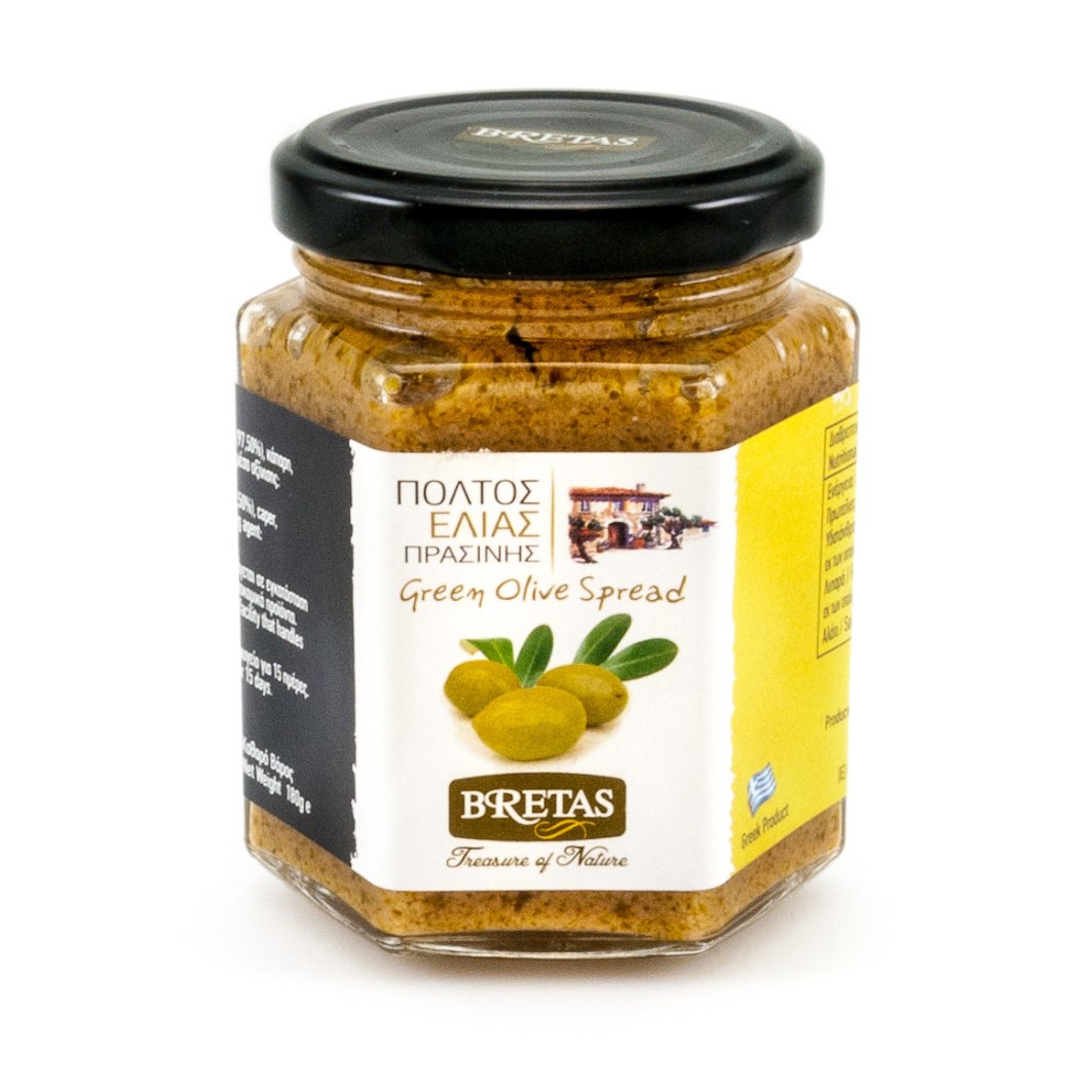 Bretas olivová pasta ze zelených oliv 180g