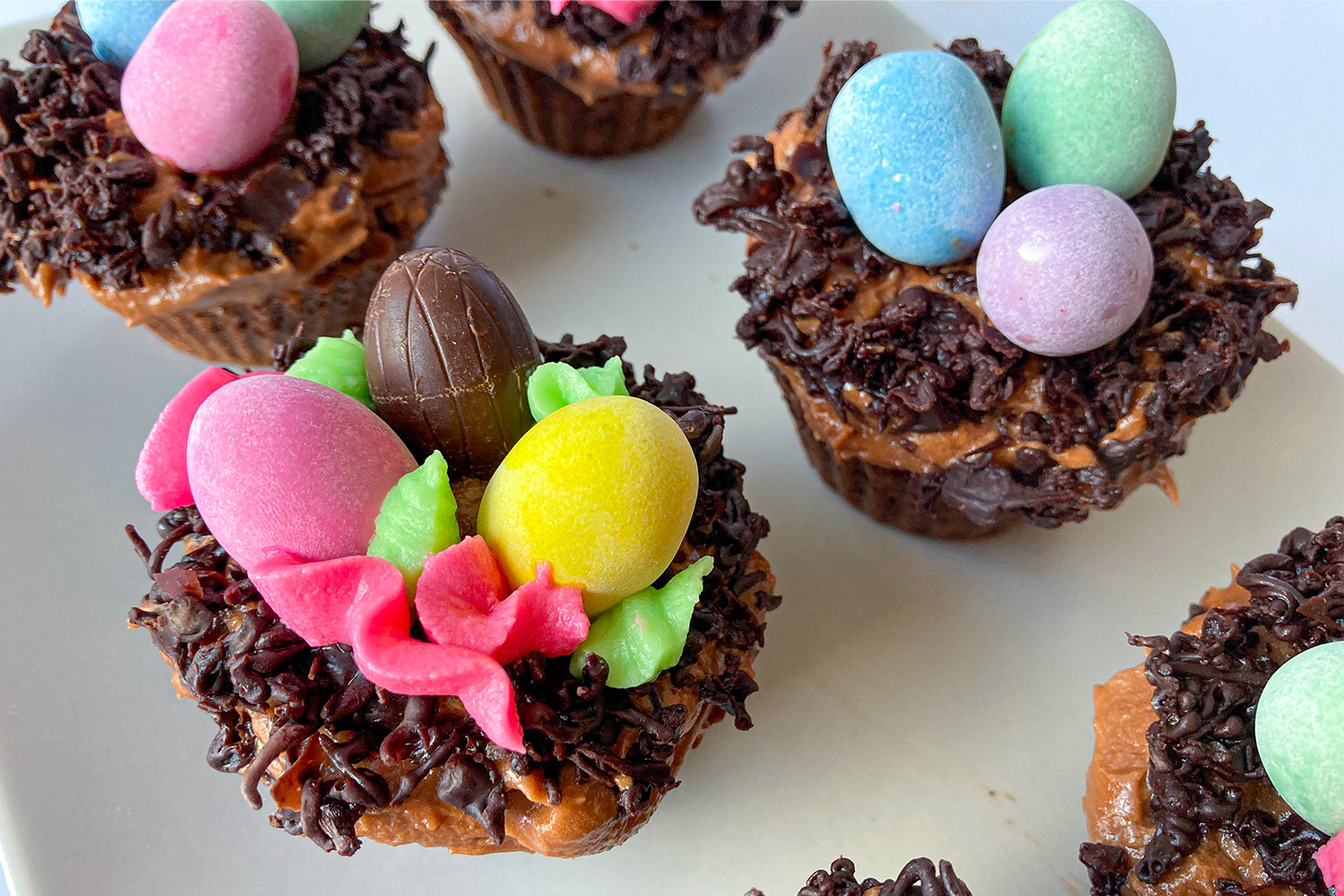 Velikonoční čokoládovo-kokosové muffiny