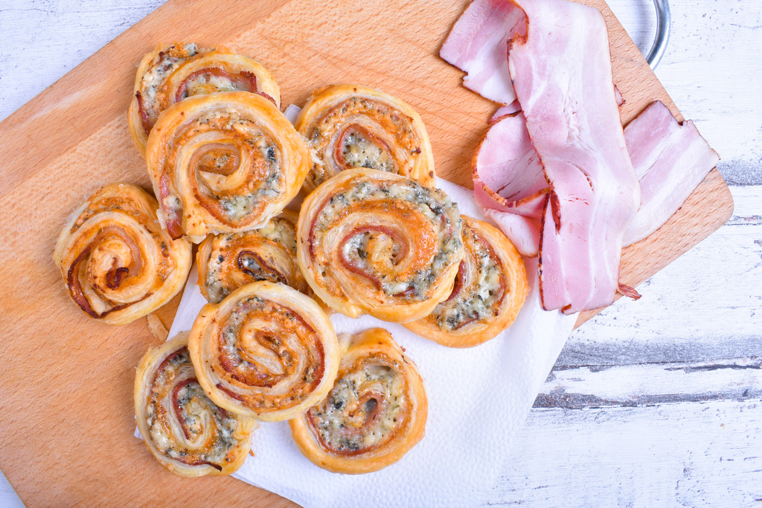 Šneci z listového těsta