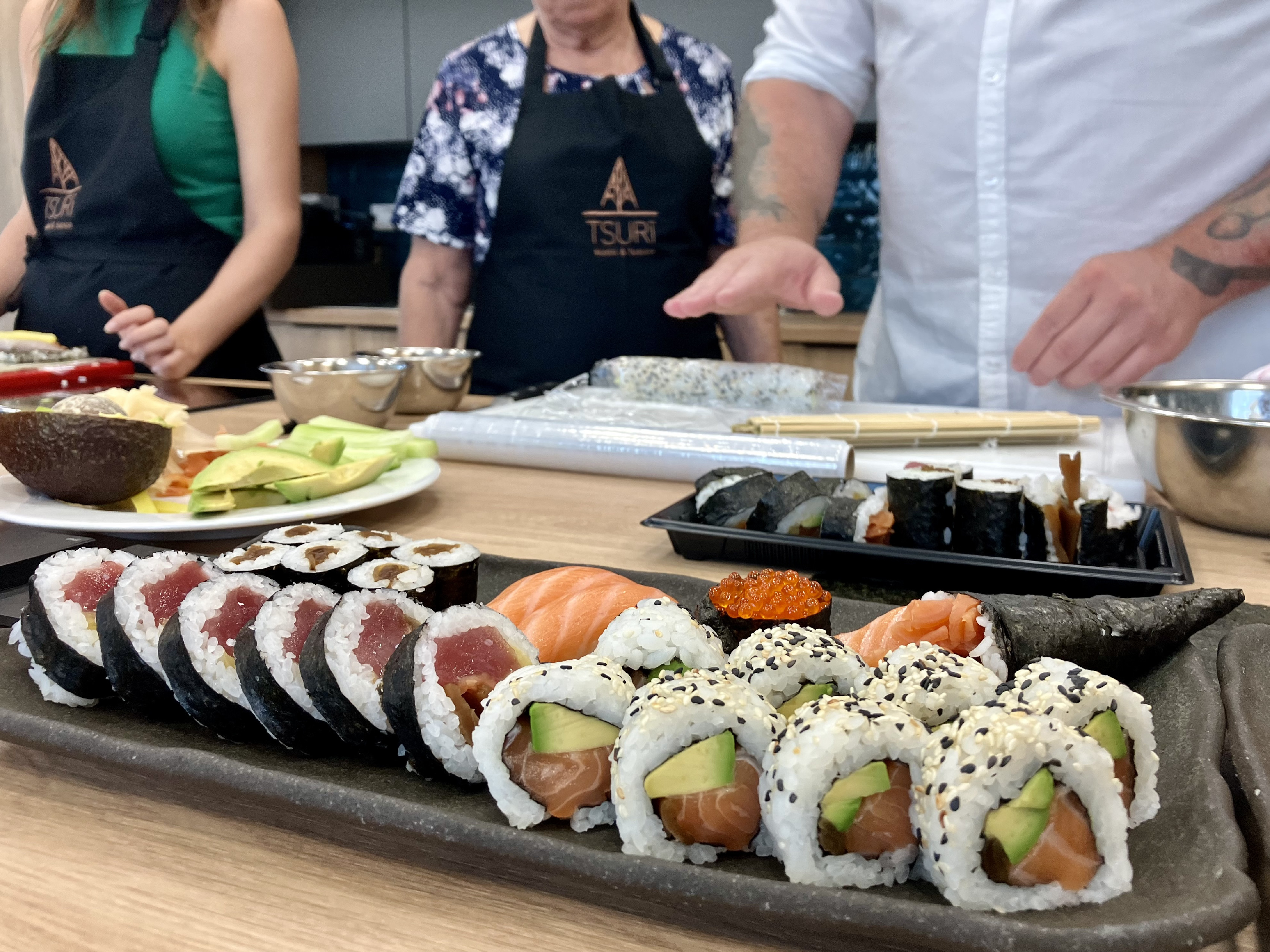 Kurz: Sushi à la TSURĪ Termín: Pondělí 15.6.2026, 15:00 - 19:00 hodin