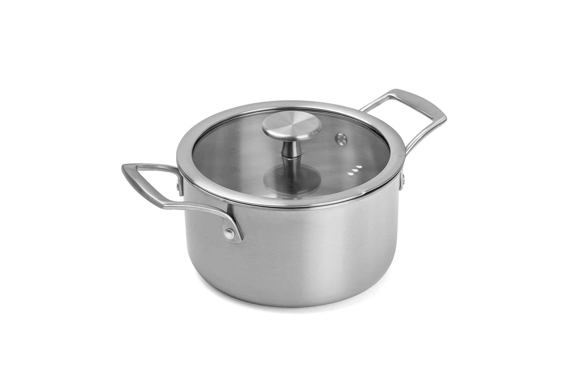 Remoska® Proxima Třívrstvý nerezový hrnec 18 cm 2 l