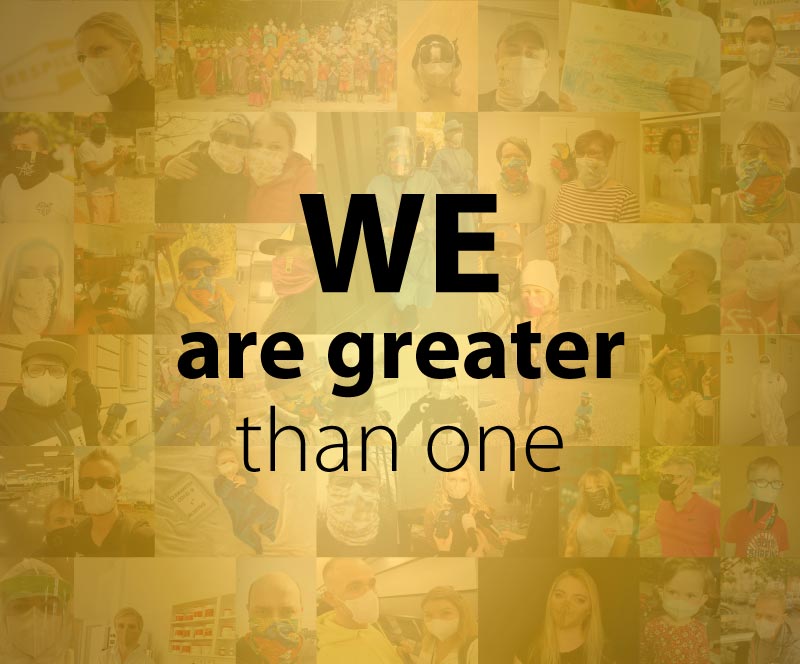 WE are greater than ONE