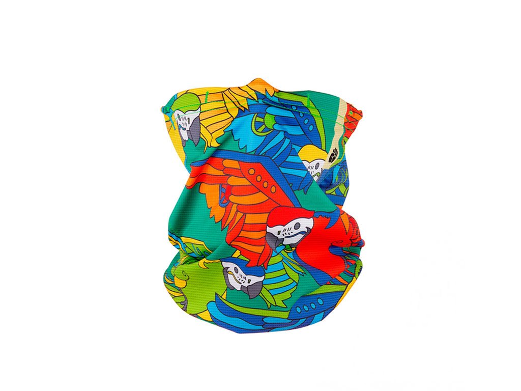 Letní šátek s nano membránou R-shield Light Parrot pro děti | RESPILON