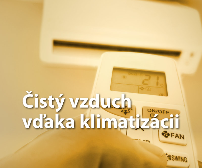 Čistý vzduch vďaka klimatizácii