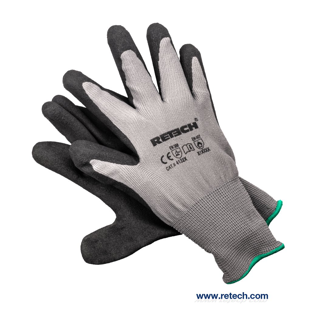 Working Gloves Nitril Grey (Produkt Working Gloves Nitril Grey  (8), Objem / Obsah 8, Balení pár)