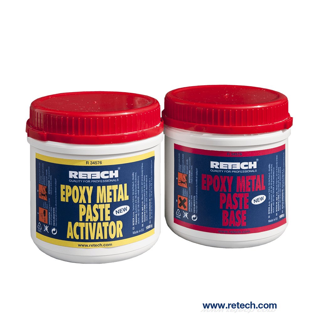 Epoxy Metal Paste (Produkt Epoxy Metal Paste NEW - 500 g, Objem / Obsah 500 g, Balení Sada)