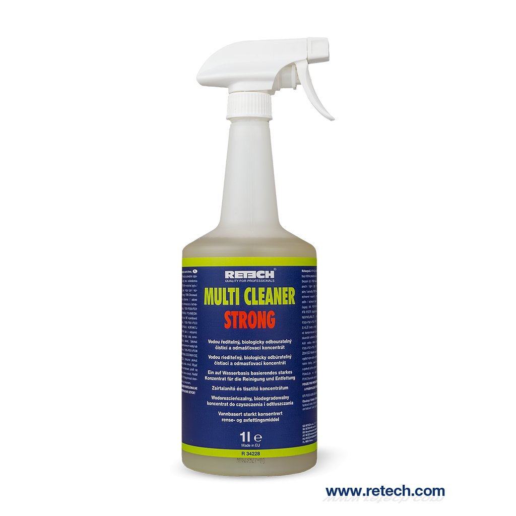 Multi Cleaner Strong (Produkt Multi Cleaner Strong  s rozprasovacem, Objem / Obsah 1 l, Balení Rozprašovač)
