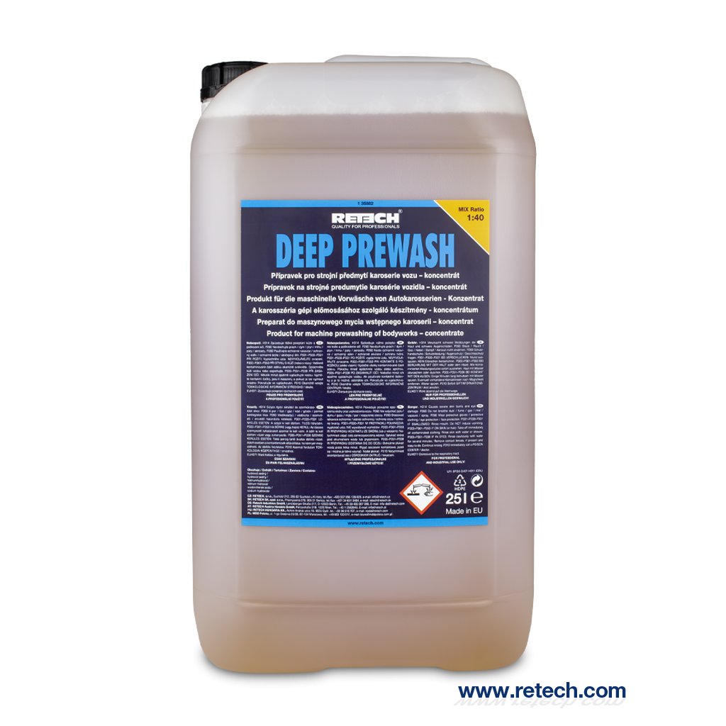 Deep Prewash (Produkt Deep Prewash 25L, Objem / Obsah 25 l, Balení Kanystr)