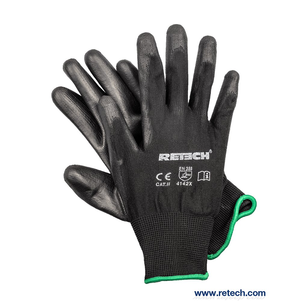 Working Gloves Black (Produkt Working Gloves Black  (8), Objem / Obsah 8, Balení pár)
