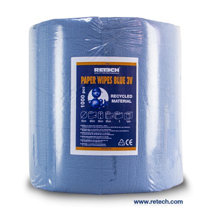 paper wipes blue 3v