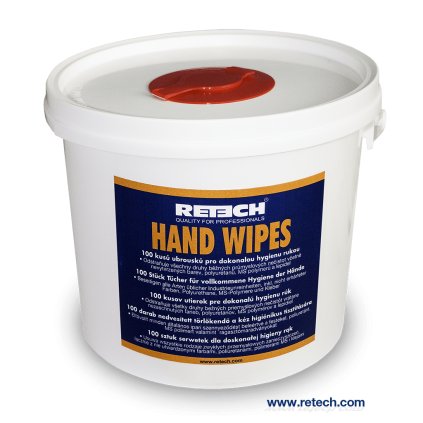 Hand Wipes (Produkt Hand Wipes, Objem / Obsah 100, Balení Vědro)