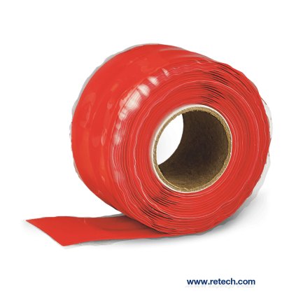 Stretch & Fuse Tape (Produkt Stretch & Fuse Tape - Red, Objem / Obsah 25 mm x 3 m, Balení Role)