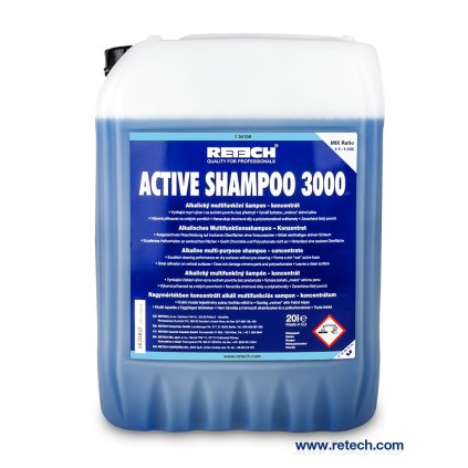 Active Shampoo 3000 (Produkt Active Shampoo 3000 – 20 L, Objem / Obsah 20 l, Balení Kanystr)