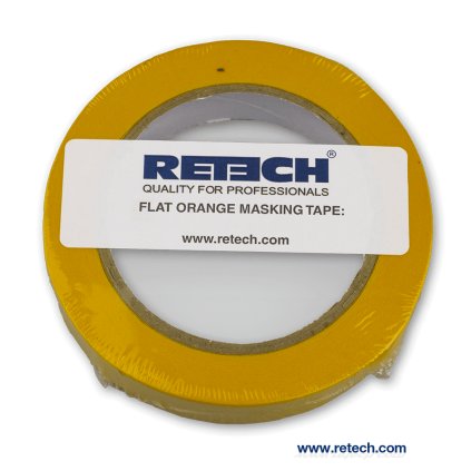 Flat Orange Masking Tape (Produkt Flat Orange Masking Tape 18 mm, Objem / Obsah 18 mm x 50 m, Balení Role)