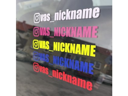 Samolepka Instagram basic logo