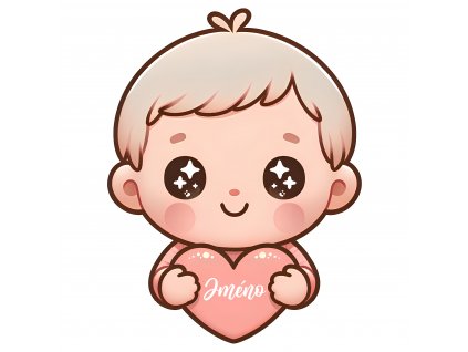 Dětské samolepky na zeď - Děťátko 2