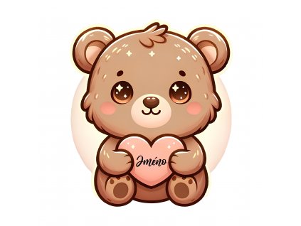 Dětské samolepky na zeď - Medvěd 5