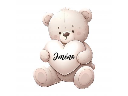 Dětské samolepky na zeď - Medvěd 4