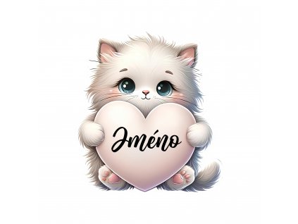 Dětské samolepky na zeď - Kotě 1