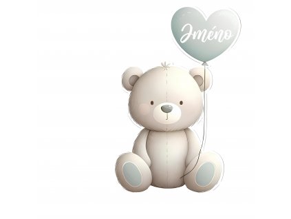 Dětské samolepky na zeď - Medvěd 3