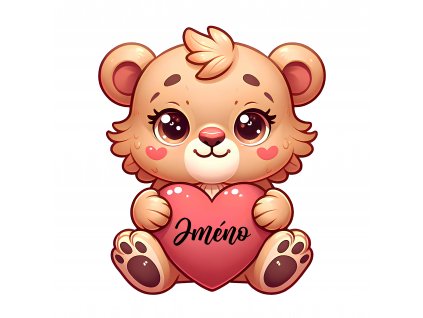 Dětské samolepky na zeď - Lvice 1