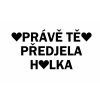 PRÁVĚ TĚ PŘEDJELA HOLKA