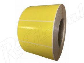 Žlté etikety 90 x 50 mm R-Global