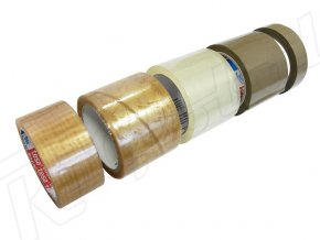 Štandardné lepiace PP pásky TESA hnedé š. 50 mm