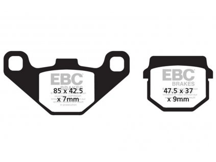 BRZDOVÉ DESTIČKY EBC SFA083