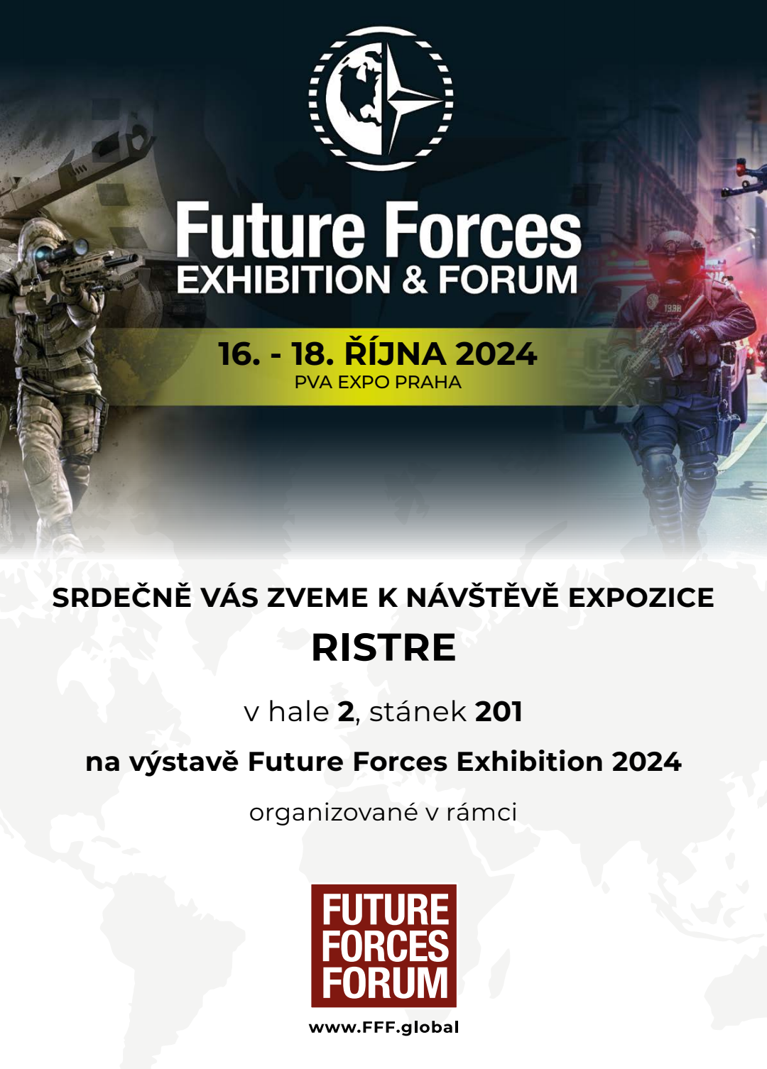 RISTRE se prezentovalo na armádním veletrhu Future Forces