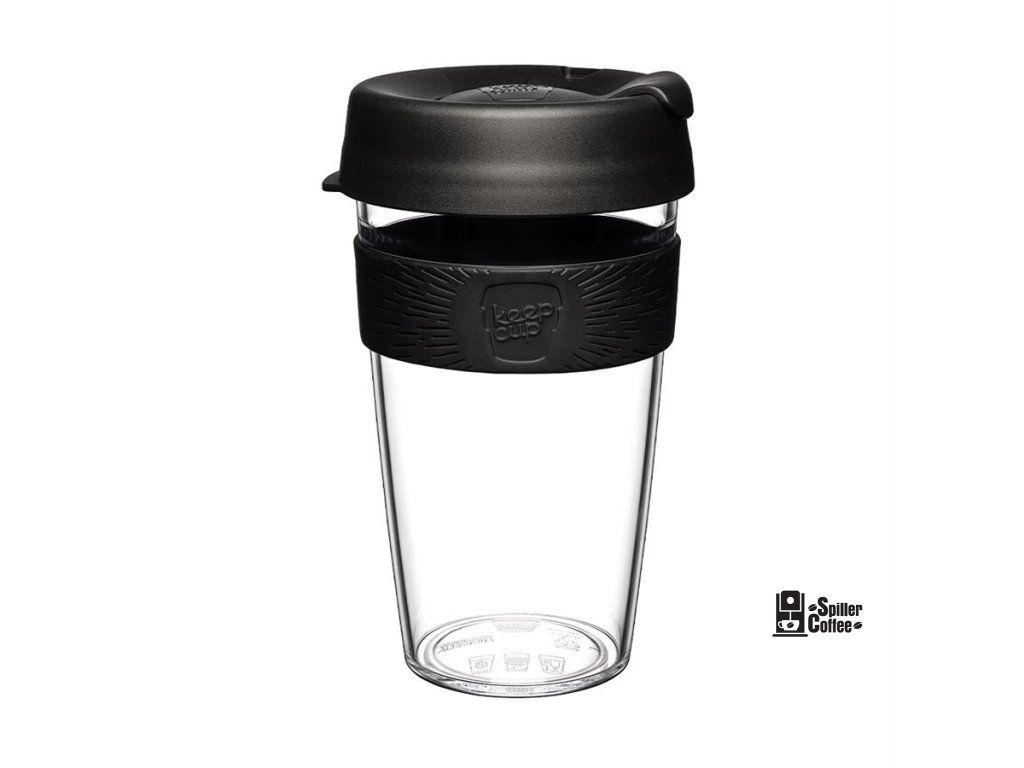 KeepCup: Clear (KeepCup Black, Objem S 227 ml, Materiál Plast)