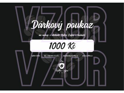 Dárkový poukaz (Cena 1000 Kč)