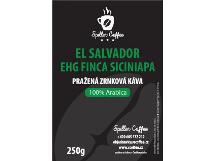 štítek káva El Salvador EP 250g NEW 2021 page 001