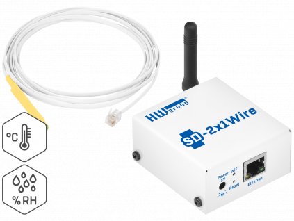 Combi Temperature Humid Monitor Pack LAN Wi Fi