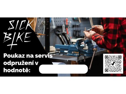 Dárkový poukaz na servis odpružení