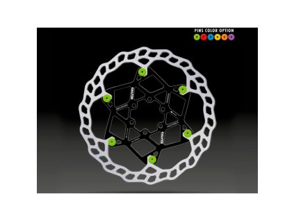 Galfer Floating Disc Wave | uchycení šrouby, průměr kotouče 180mm, barva Modrá