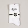 sid socks white black red 002 ponožky