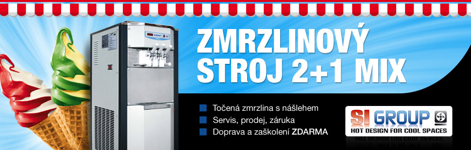 Zmrzlinový stroj na točenou zmrzlinu