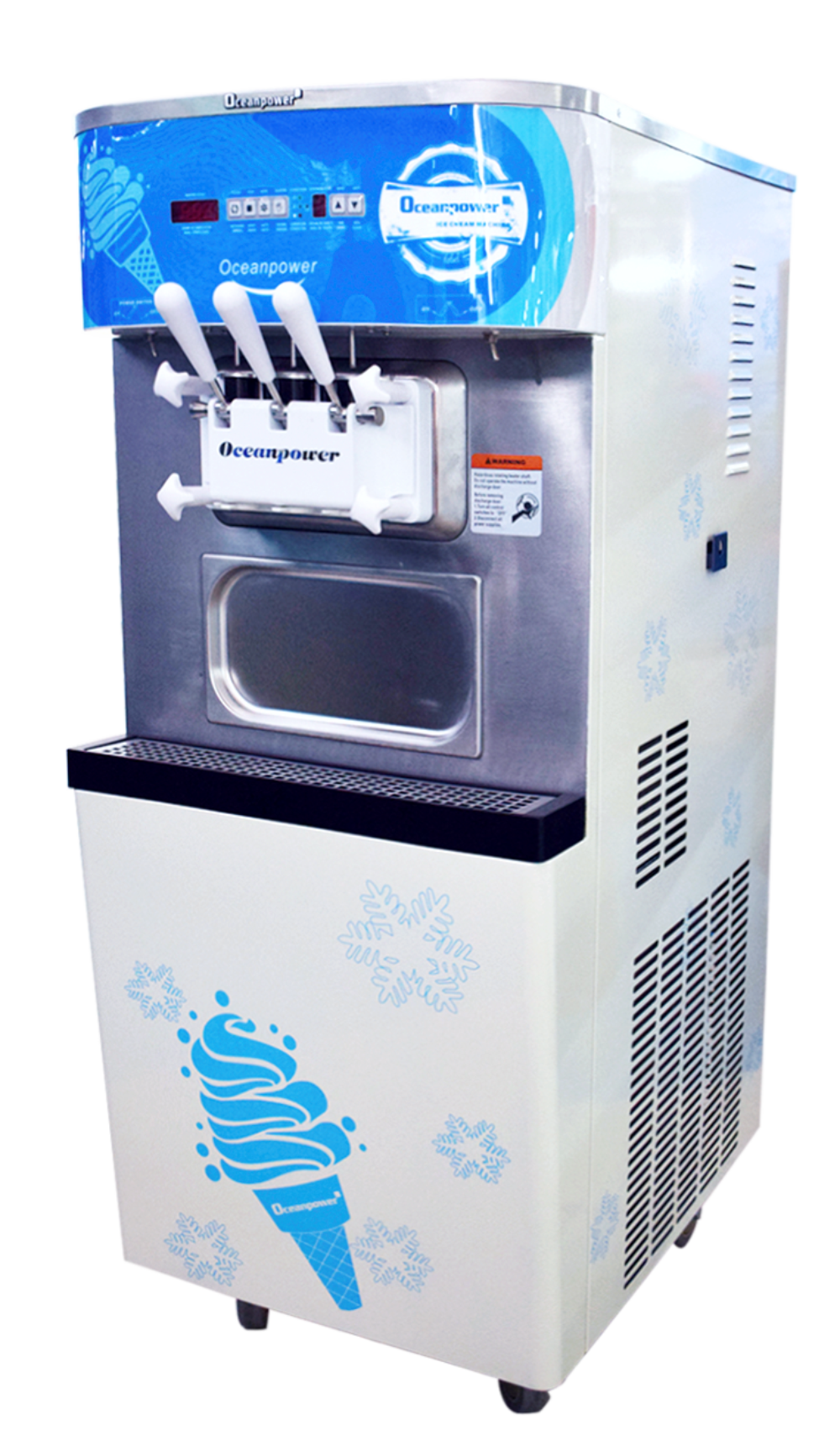 Zmrzlinový stroj Oceanpower OP 400 2+1 mix POLOHERMETICKÝ KOMPRESOR, možnost zapůjčení na sezónu.