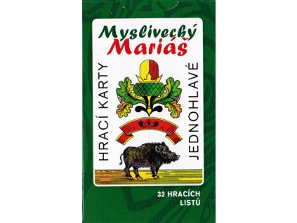 KARTY - Myslivecký mariáš – jednohlavé hrací karty