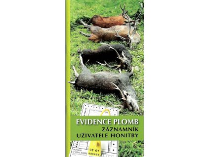 Evidence plomb – záznamník uživatele honitby (J. Vosátka)