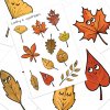 Podzimní listí - Lístky k vystřižení a pracovní listy