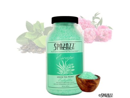 Escape Spazazz Crystals Green Tea Peony Softub Schweiz 2